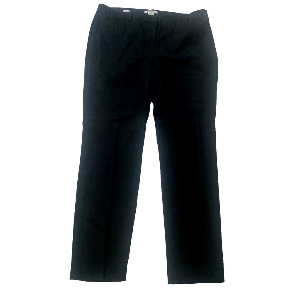 Liz Claiborne Emma Pants Black Women's Size 16 Stretch Career